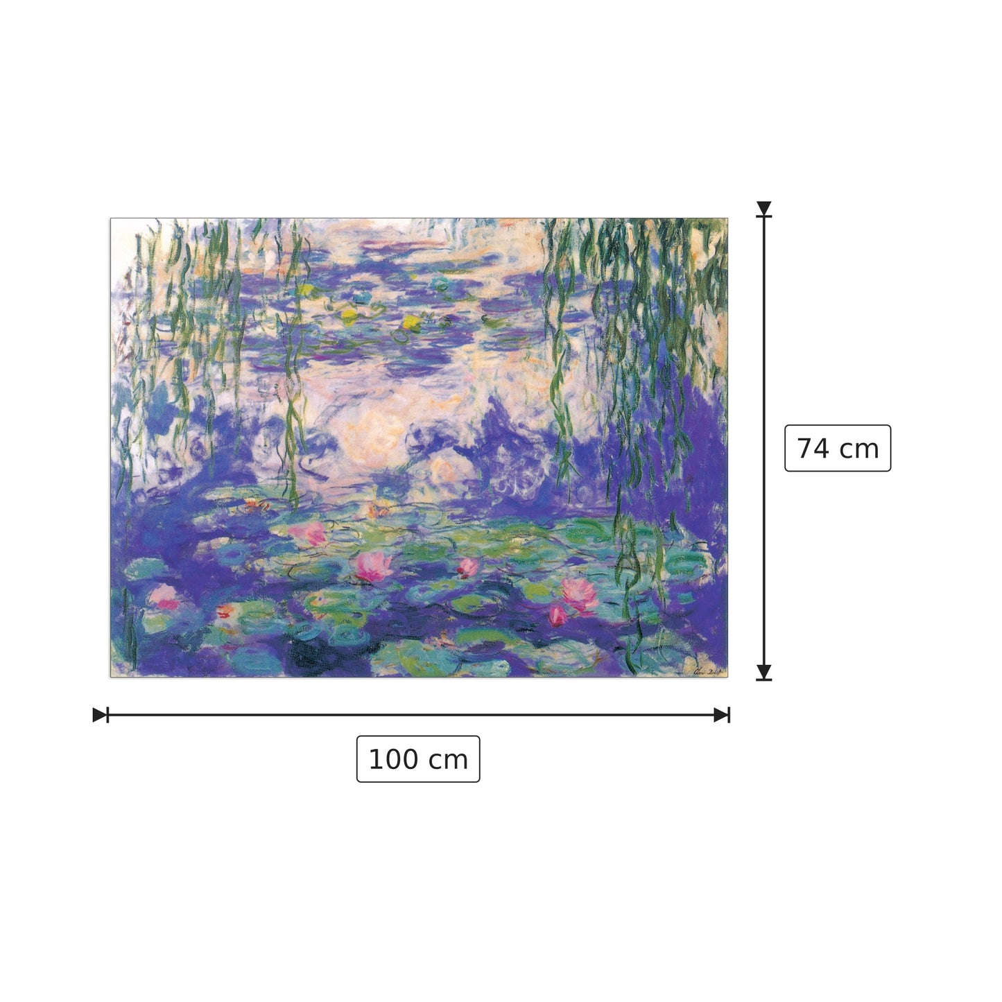 Sefrosen - MONET - cm 100x74 - Pannello in MDF