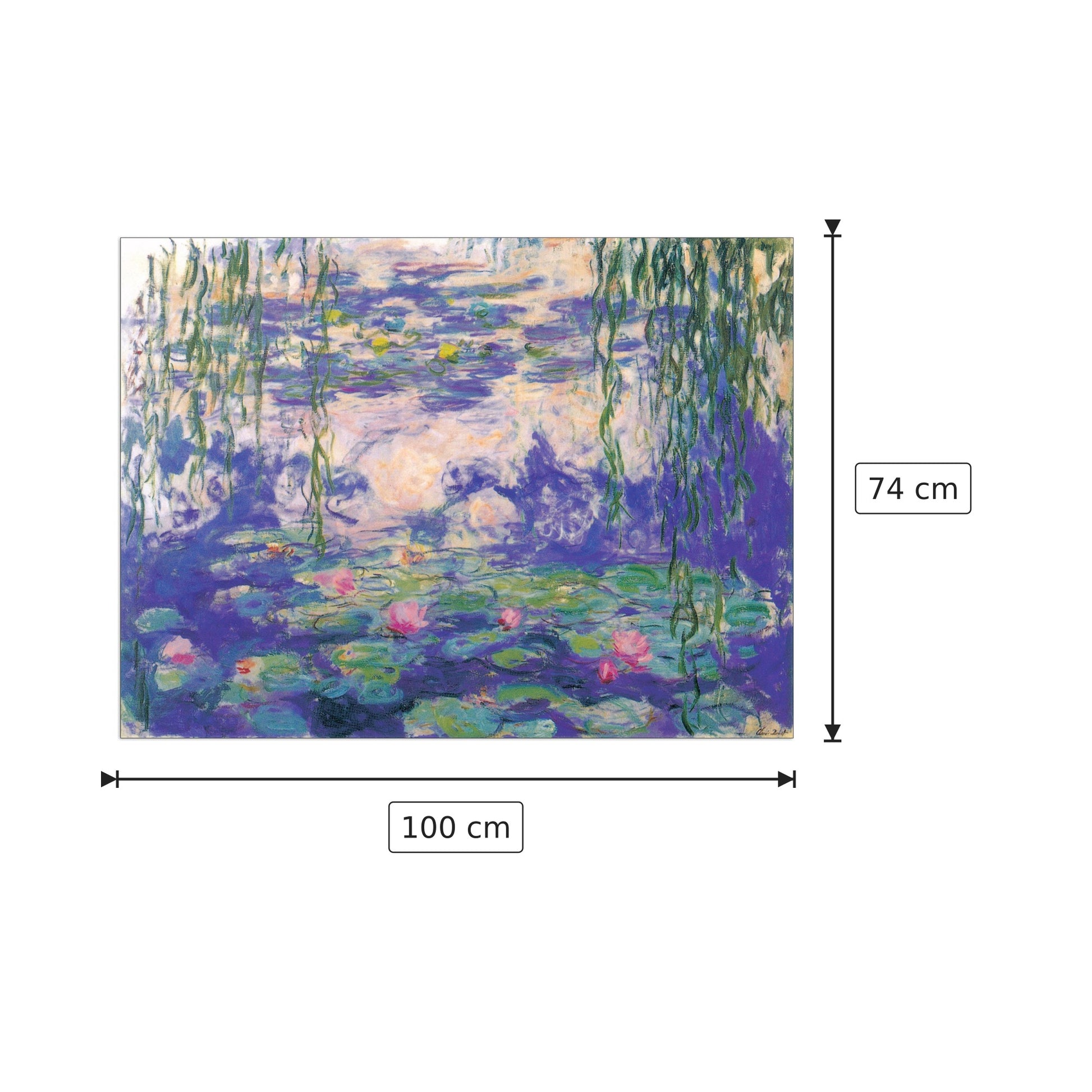 Sefrosen - MONET - cm 100x74 - Pannello in MDF
