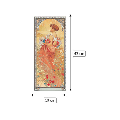 Etè 1900 - MUCHA - cm 19x43 - Pannello in MDF