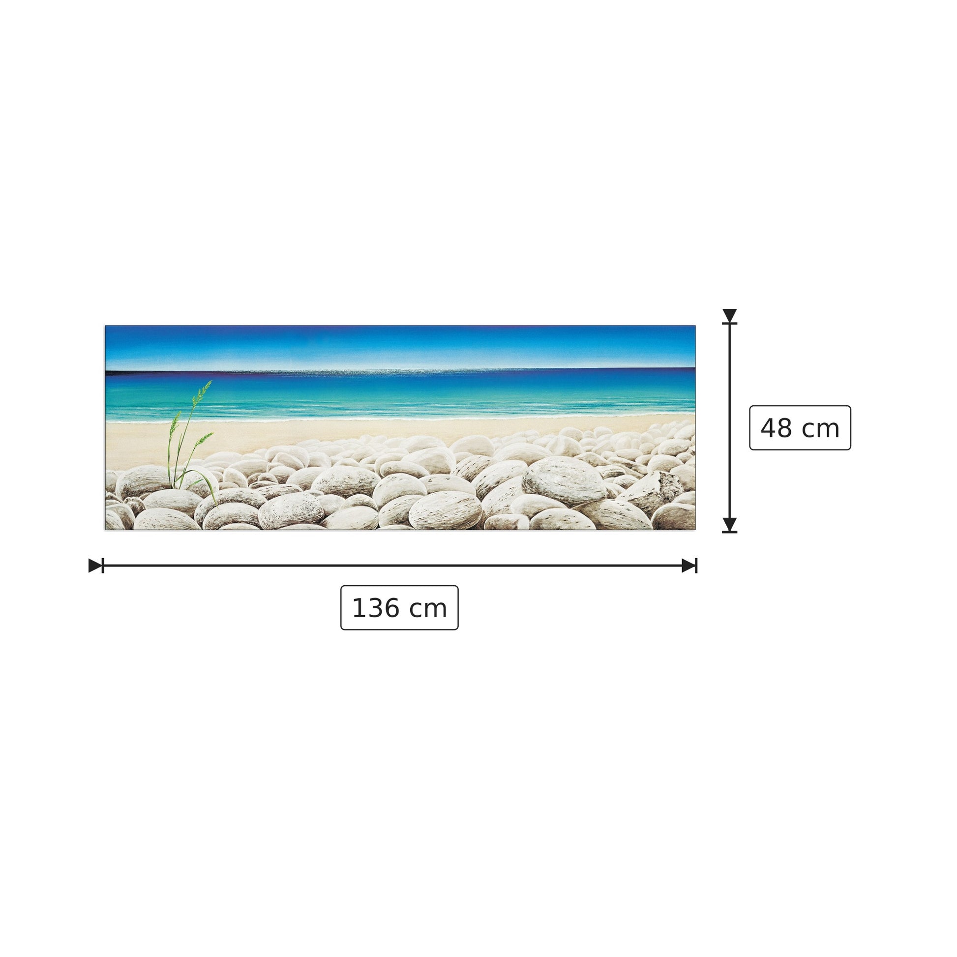 Brezza Marina - PANIZZA - cm 136x48 - Pannello in MDF