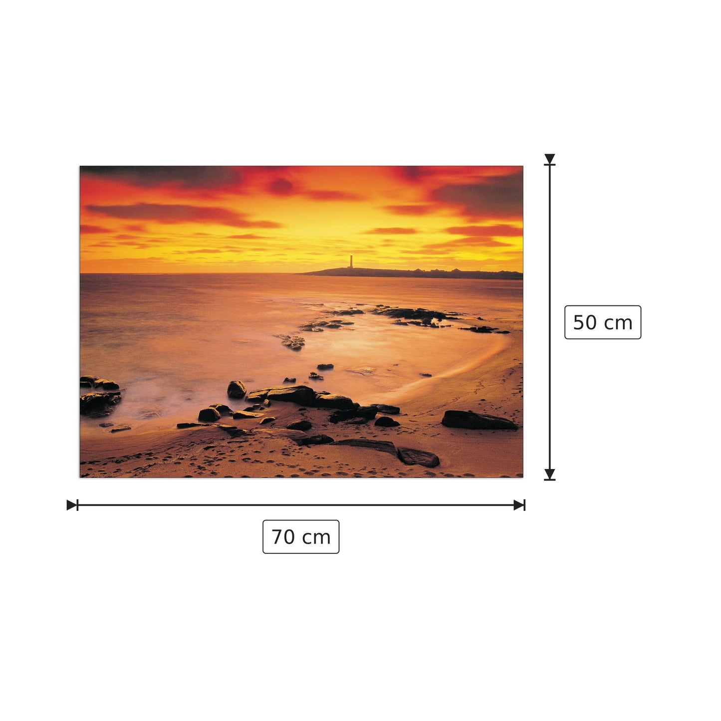 Far Horizon I - PEARSON - cm 70x50 - Pannello in MDF