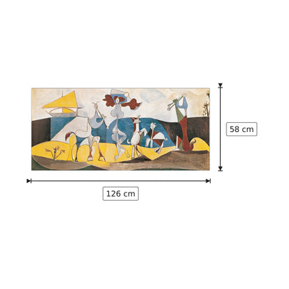 La Joie De Vivre - PICASSO - cm 126x58 - Pannello in MDF