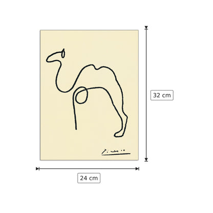 The Camel - PICASSO - cm 24x32 - Pannello in MDF