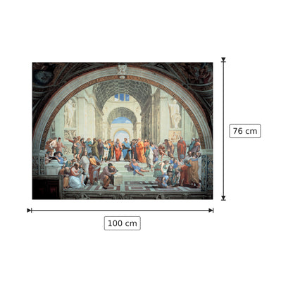 The School Of Athens - RAFFAELLO - cm 100x76 - Pannello in MDF