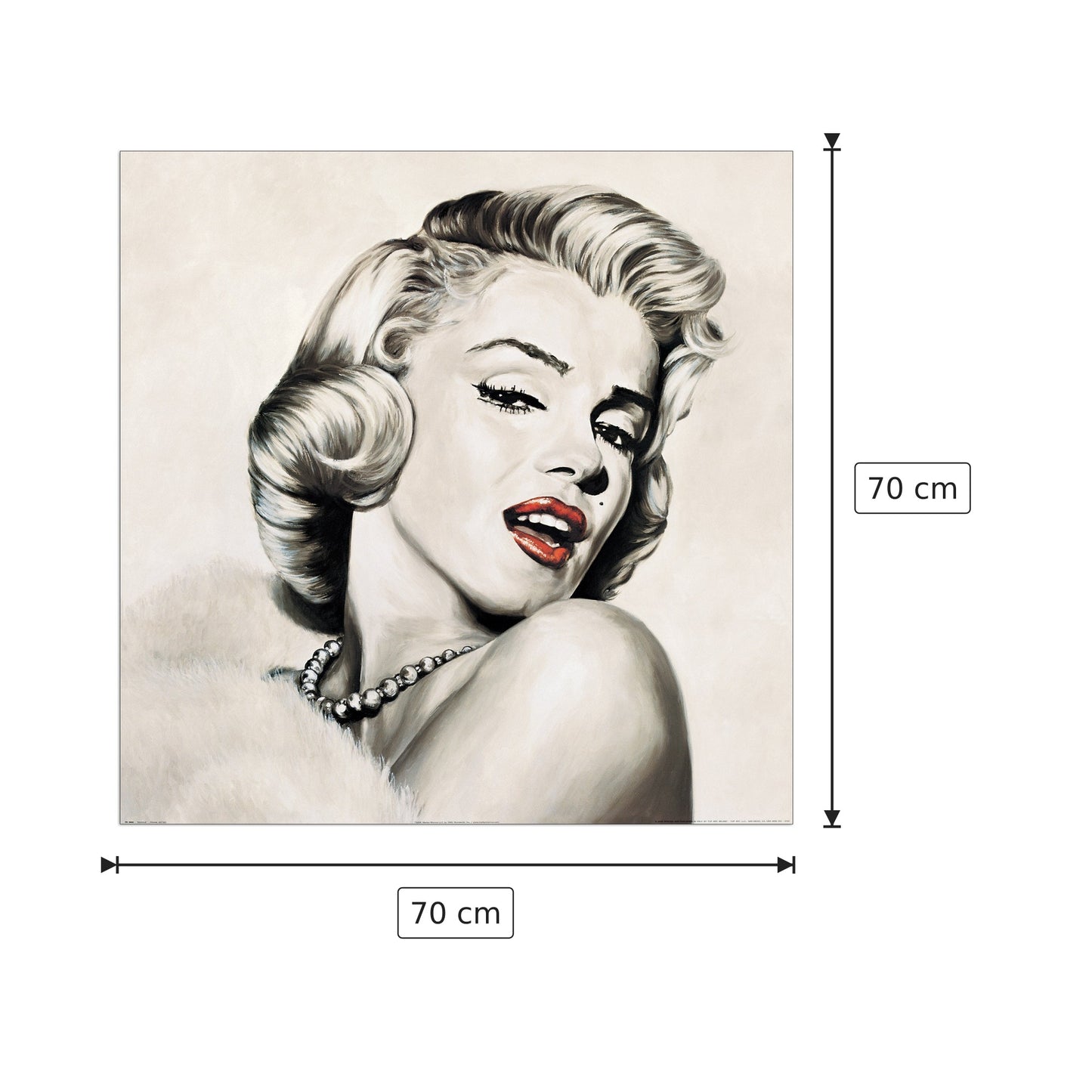 Dazzle - RITTER - cm 70x70 - Pannello in MDF