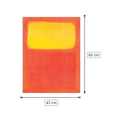 Orange And Yellow - ROTHKO - cm 47x62 - Pannello in MDF