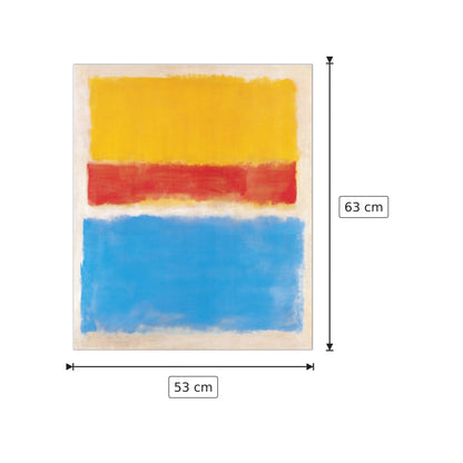 Untitled 1953 - ROTHKO - cm 53x63 - Pannello in MDF
