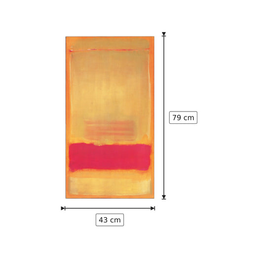 Untitled, 1949 - ROTHKO - cm 43x79 - Pannello in MDF