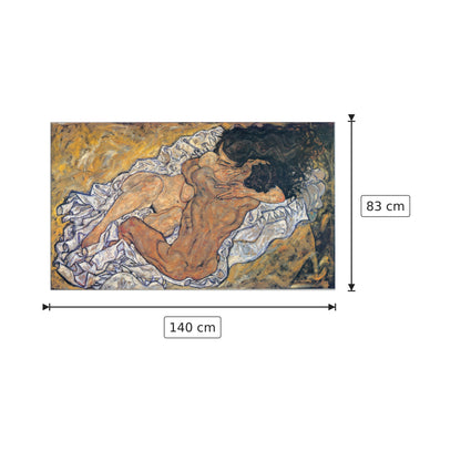 Umarmung - SCHIELE - cm 140x83 - Pannello in MDF