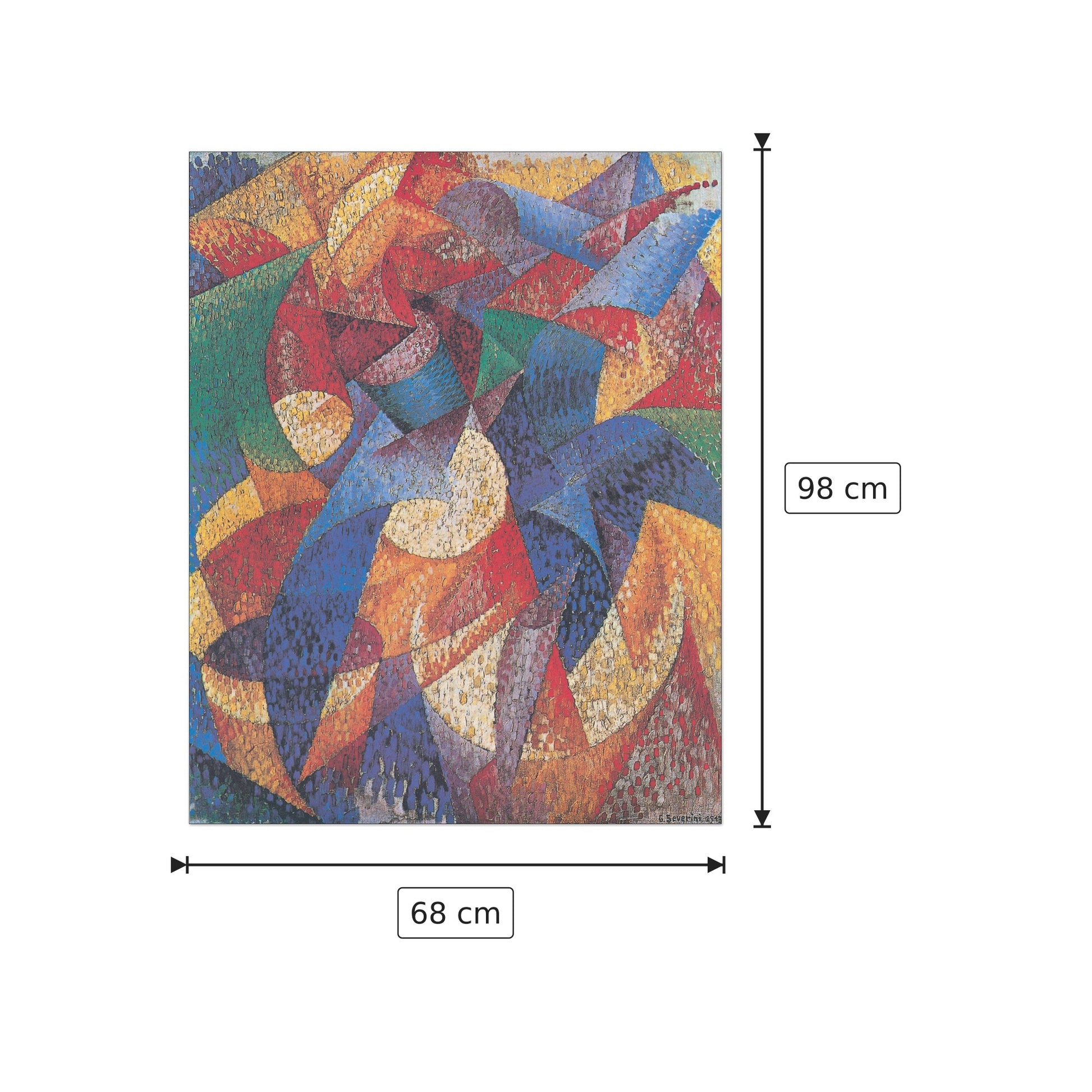 Ballerina - SEVERINI - cm 68x98 - Pannello in MDF