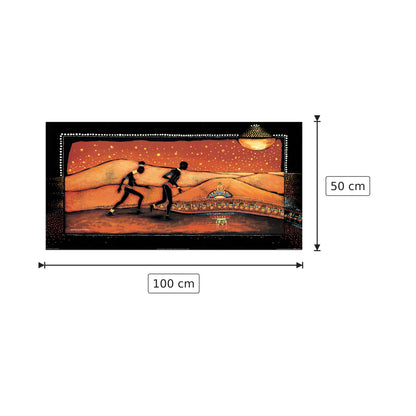 La Voie Lactee De Feu - SZACHERSKA - cm 100x50 - Pannello in MDF