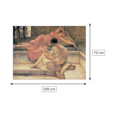 The Favourite Poet - TADEMA - cm 100x73 - Pannello in MDF