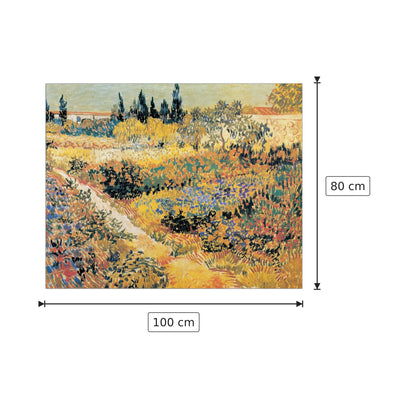 Garden In Full Bloom - VAN GOGH - cm 100x80 - Pannello in MDF