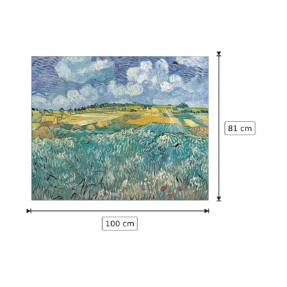Plan Auvers - VAN GOGH - cm 100x81 - Pannello in MDF