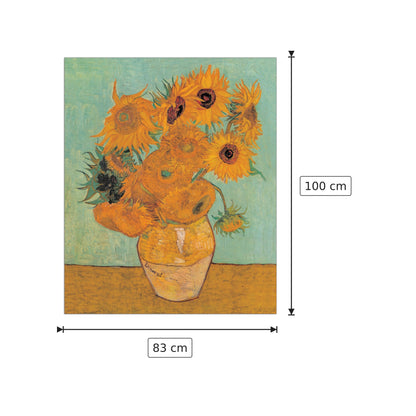 Sunflowers 2 - VAN GOGH - cm 83x100 - Pannello in MDF