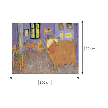 Van Goghs Bedroom - VAN GOGH - cm 100x76 - Pannello in MDF