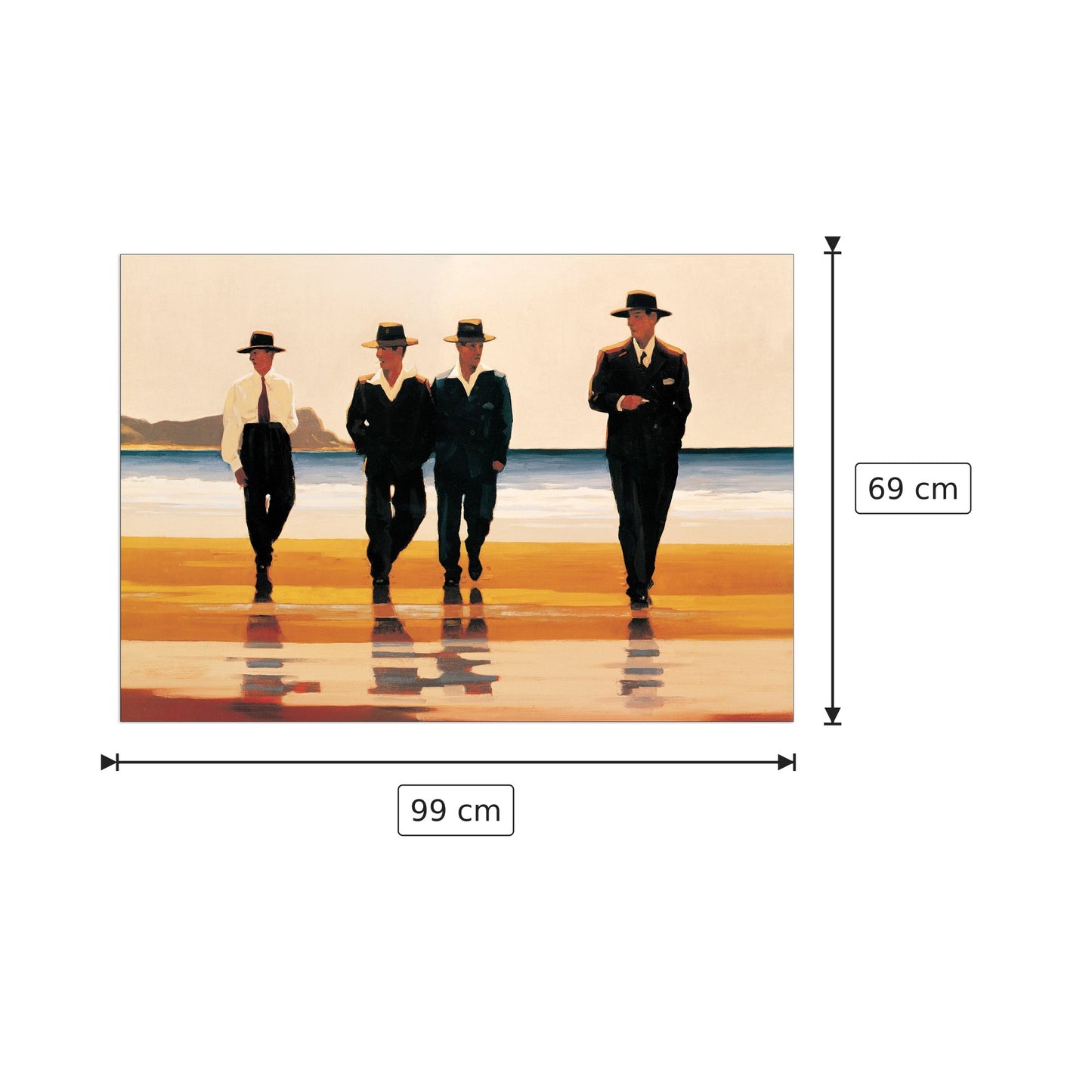 The Billy Boys - VETTRIANO - cm 99x69 - Pannello in MDF