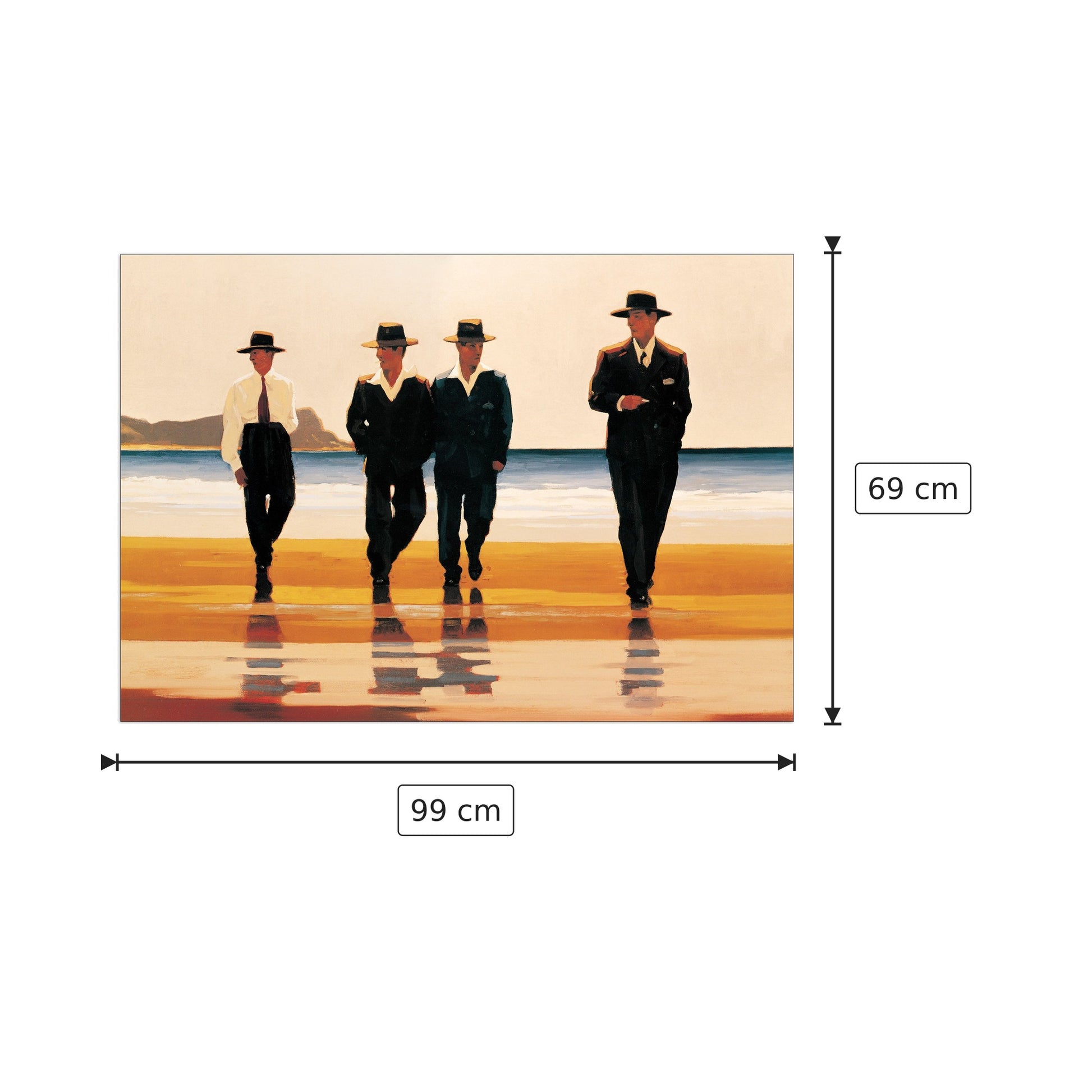 The Billy Boys - VETTRIANO - cm 99x69 - Pannello in MDF