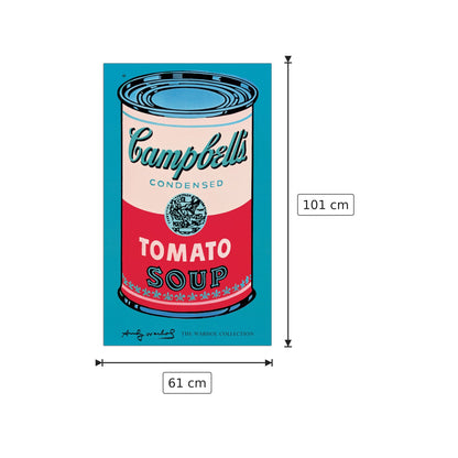 Campbell's Soup Can, 1965 - WARHOL - cm 61x101 - Pannello in MDF