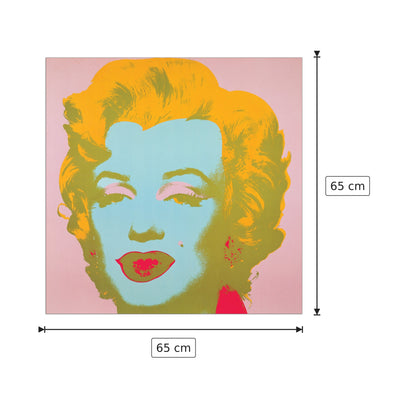 Marilyn Monroe - WARHOL - cm 65x65 - Pannello in MDF