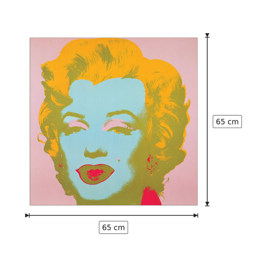 Marilyn Monroe - WARHOL - cm 65x65 - Pannello in MDF