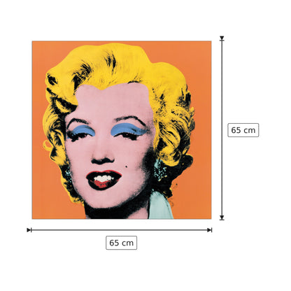 Shot Orange Marilyn, 1964 - WARHOL - cm 65x65 - Pannello in MDF