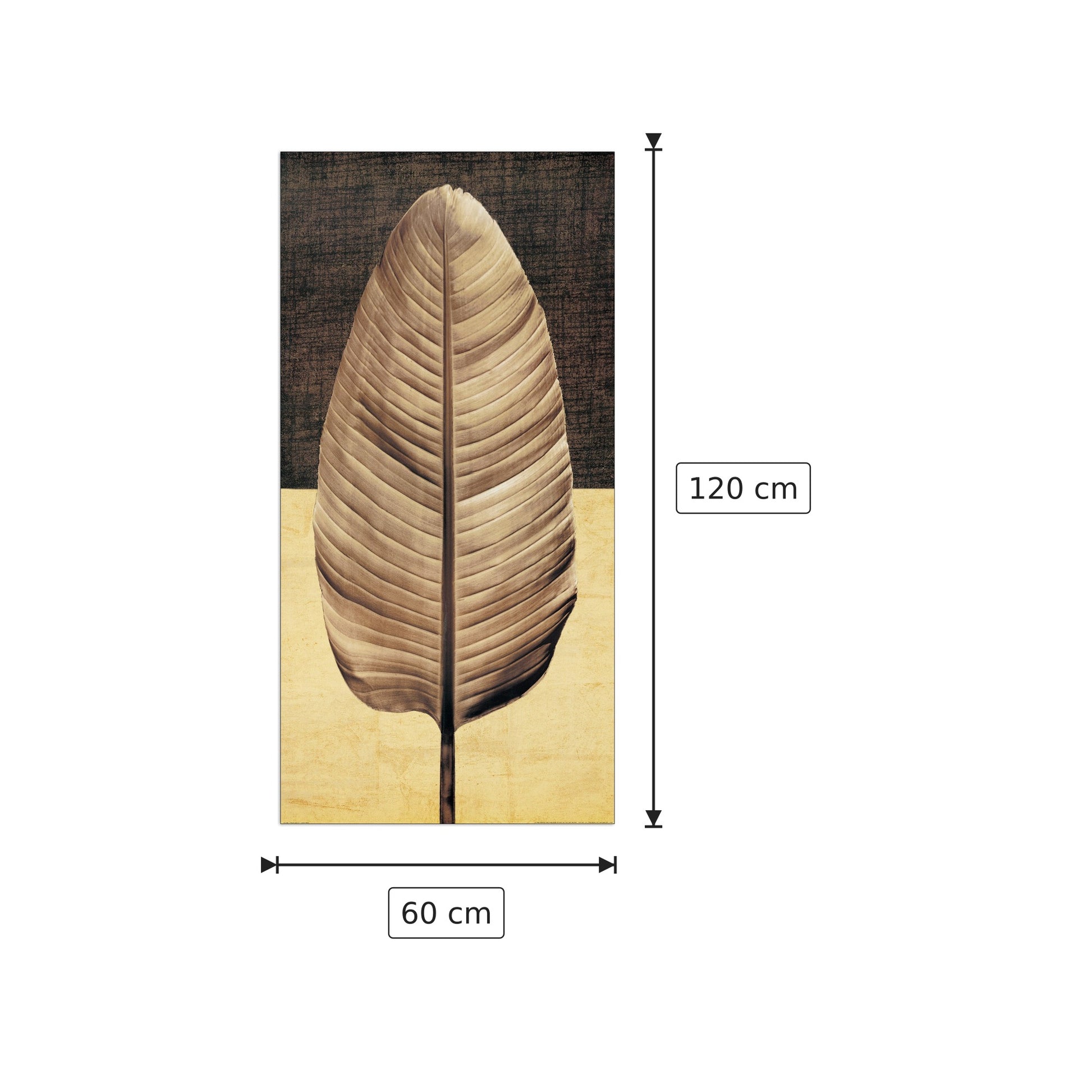 Palm Leaf II - SEBA - cm 60x120 - Pannello in MDF
