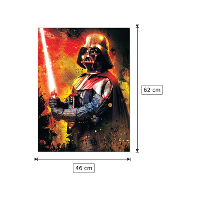 Darth Vader - STAR WARS - cm 46x62 - Pannello in MDF