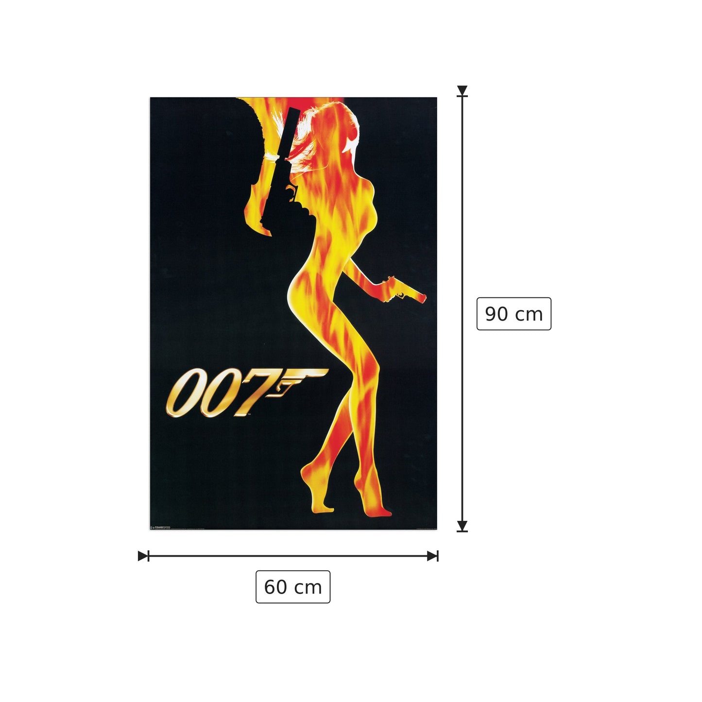 James Bond - NULL - cm 60x90 - Pannello in MDF