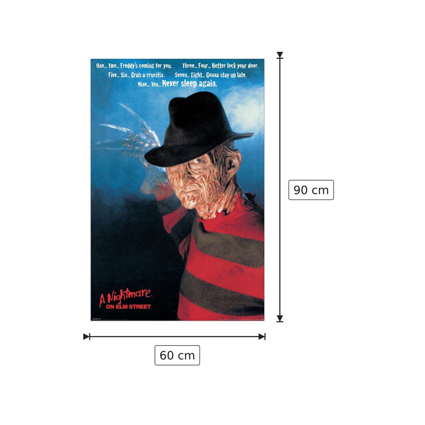 Freddy Krueger - NULL - cm 60x90 - Pannello in MDF
