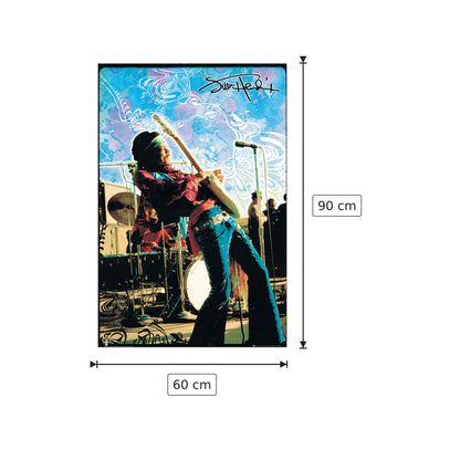 Jimi Hendrix - NULL - cm 60x90 - Pannello in MDF