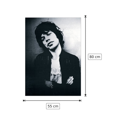 Mick Jagger - NULL - cm 55x80 - Pannello in MDF