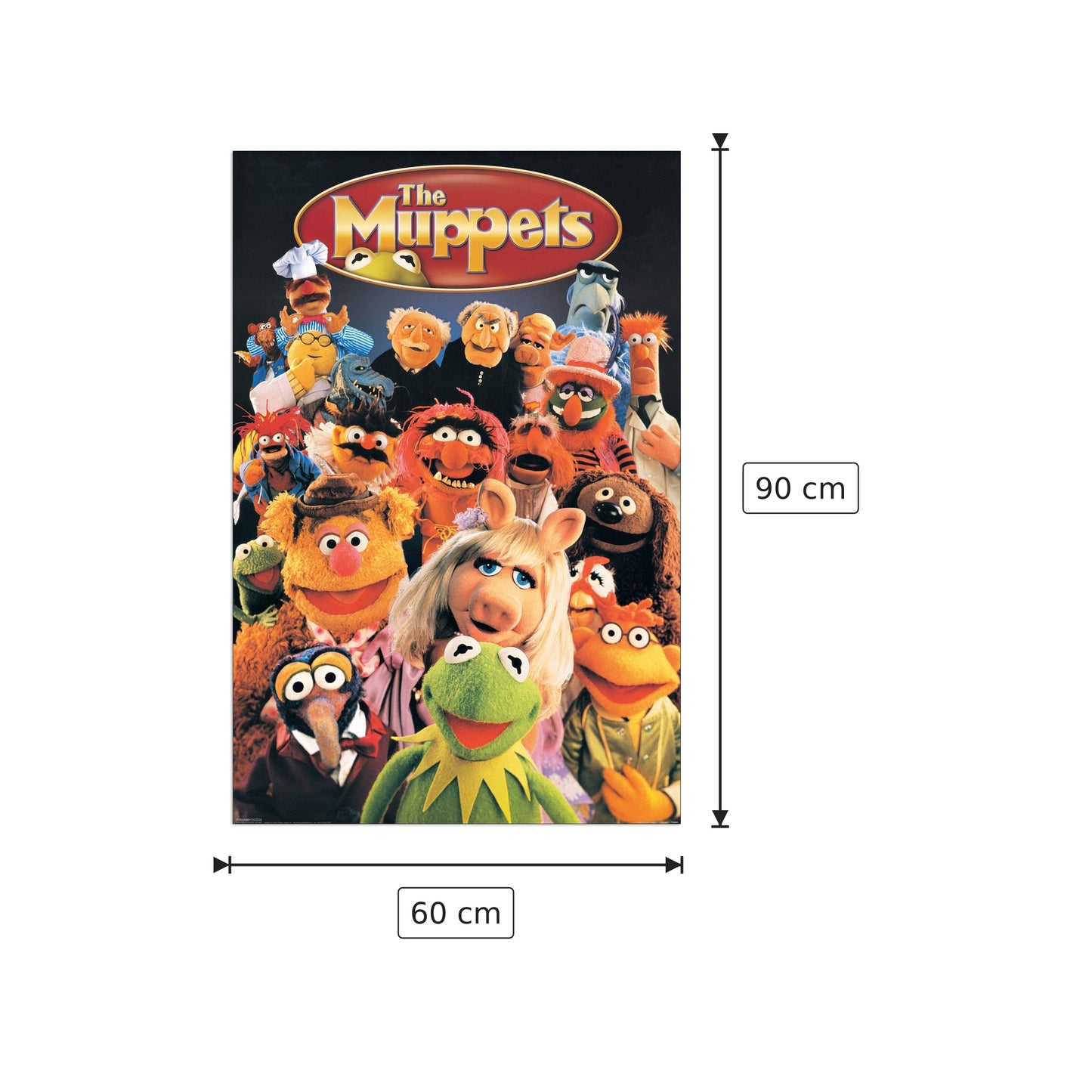 The Muppets - MUPPETS - cm 60x90 - Pannello in MDF