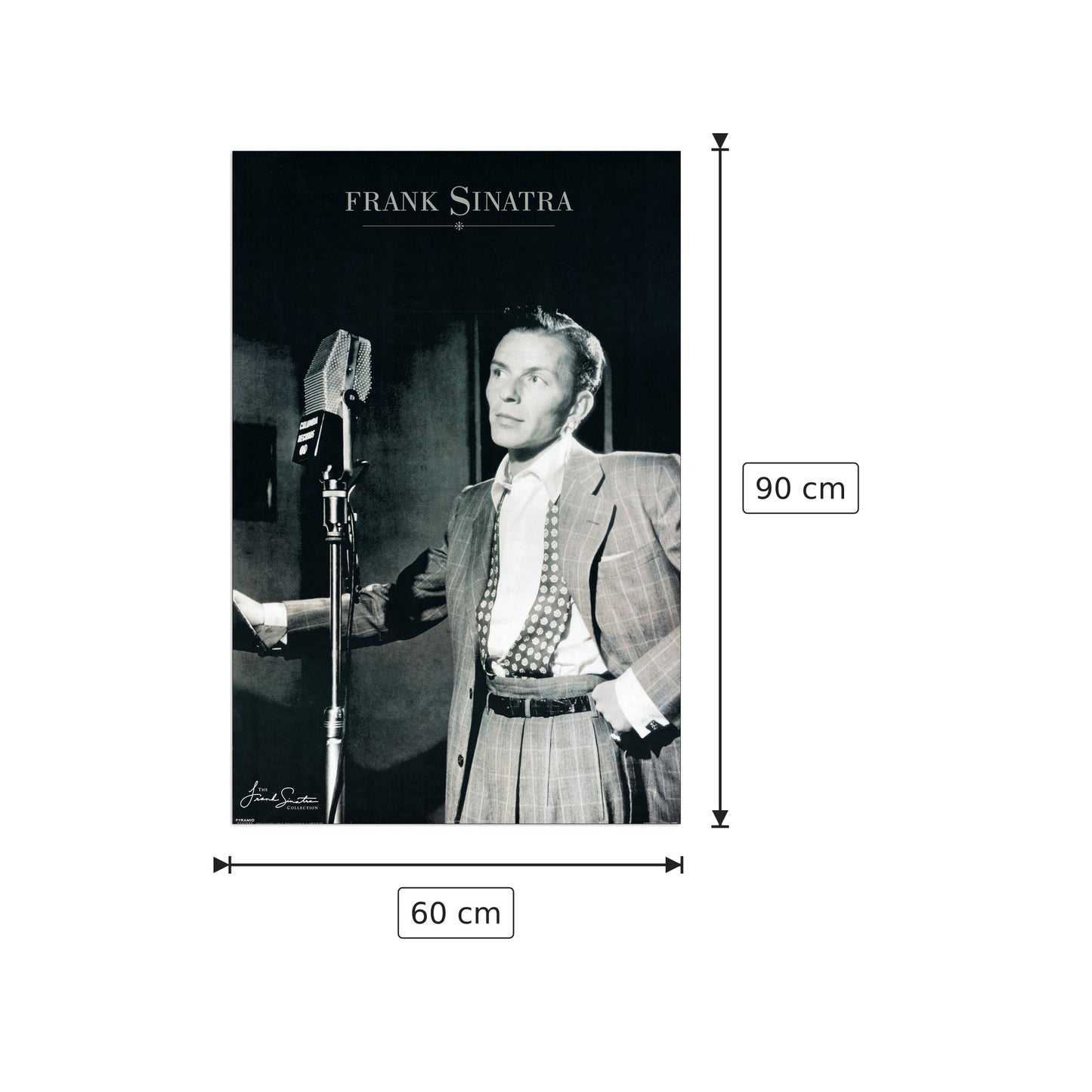 Frank Sinatra - NULL - cm 60x90 - Pannello in MDF