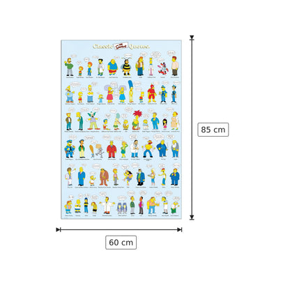 Classic Quote - The Simpsons - cm 60x85 - Pannello in MDF