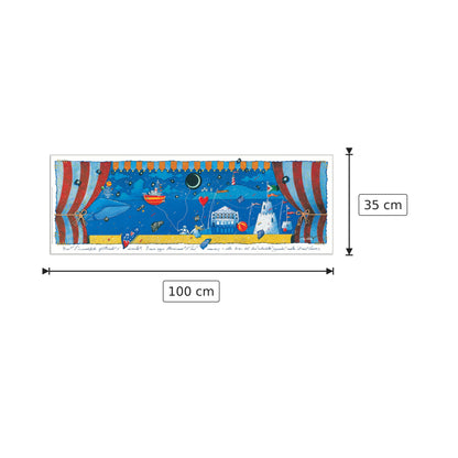 Teatro Sul Mare - AGOSTINI - cm 100x35 - Pannello in MDF