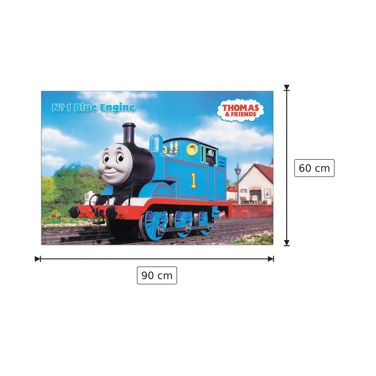 Thomas And Friends - GULLANE - cm 90x60 - Pannello in MDF