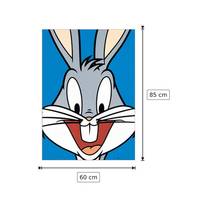 Bugs Bunny - LOONEY TUNES - cm 60x85 - Pannello in MDF
