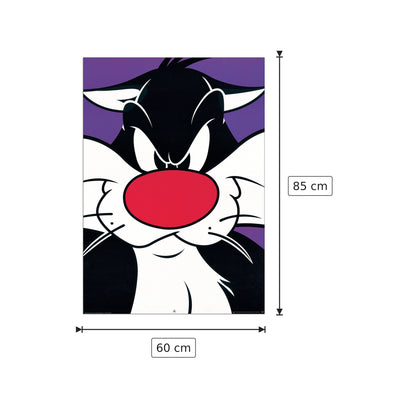 Gatto Silvestro - LOONEY TUNES - cm 60x85 - Pannello in MDF