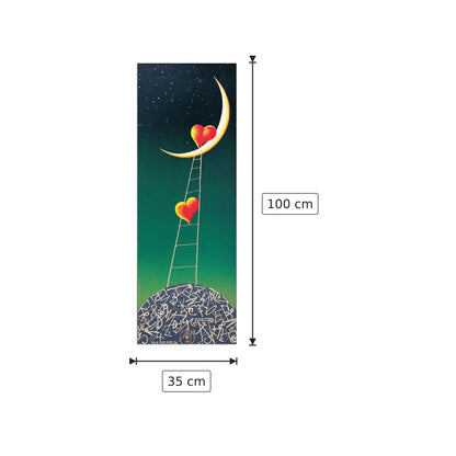 Appuntamento Sulla Luna - MELONISKI DA VILLACIDRO - cm 35x100 - Pannello in MDF