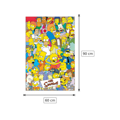 The Simpsons - The Simpsons - cm 60x90 - Pannello in MDF