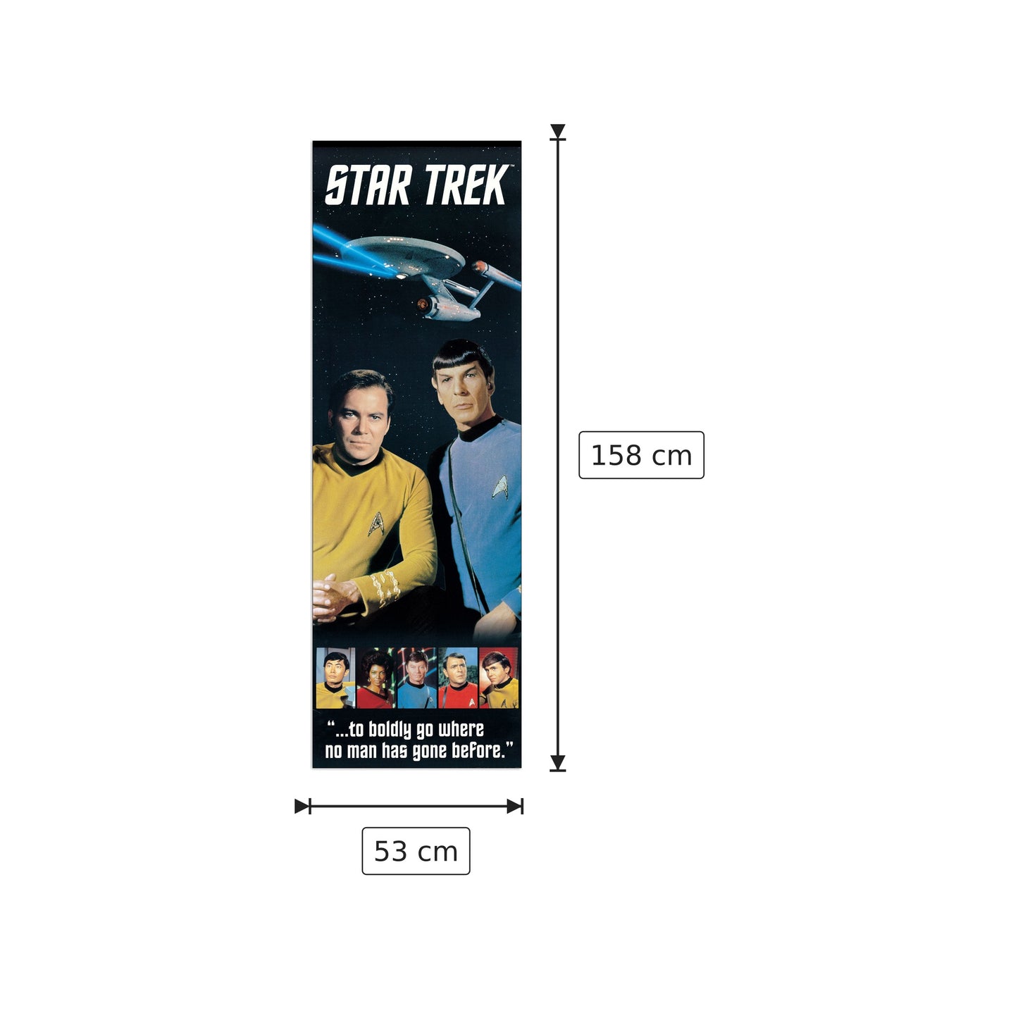 Star Trek - NULL - cm 53x158 - Pannello in MDF