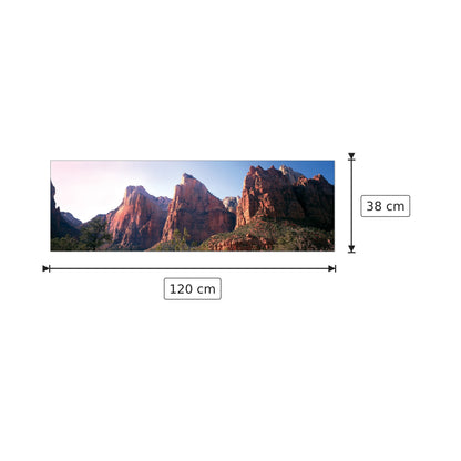 U.S.A. Panoramic - WORLD PANORAMIC - cm 120x38 - Pannello in MDF