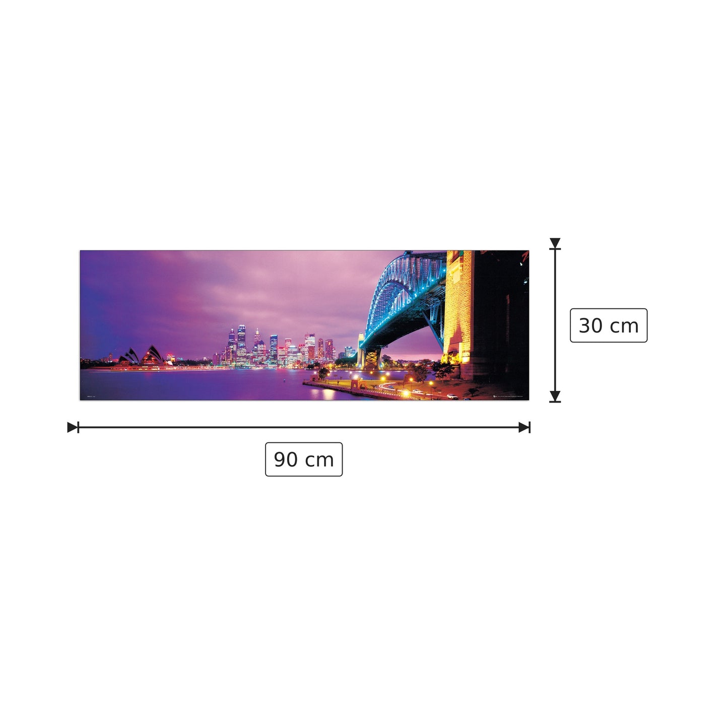 Sidney - NULL - cm 90x30 - Pannello in MDF