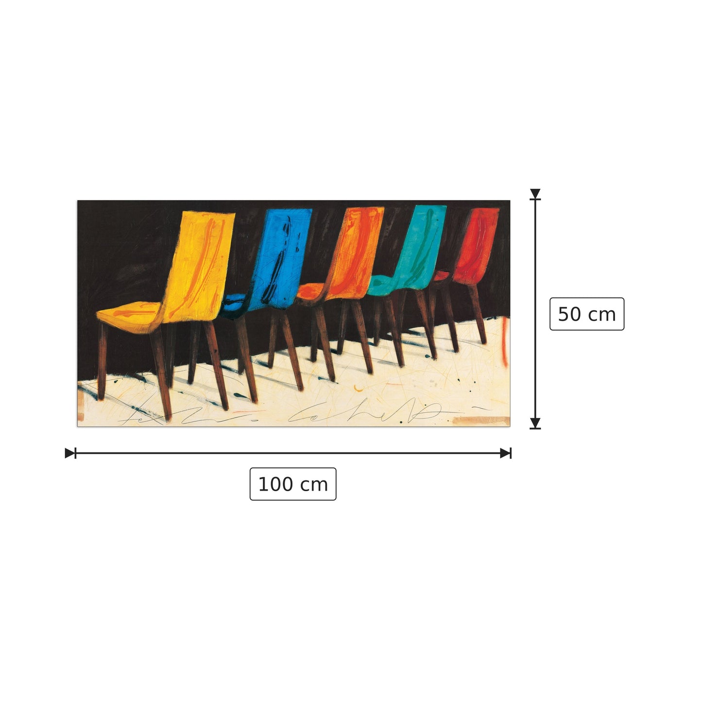 Spazio Nuovo - CALVETTI - cm 100x50 - Pannello in MDF