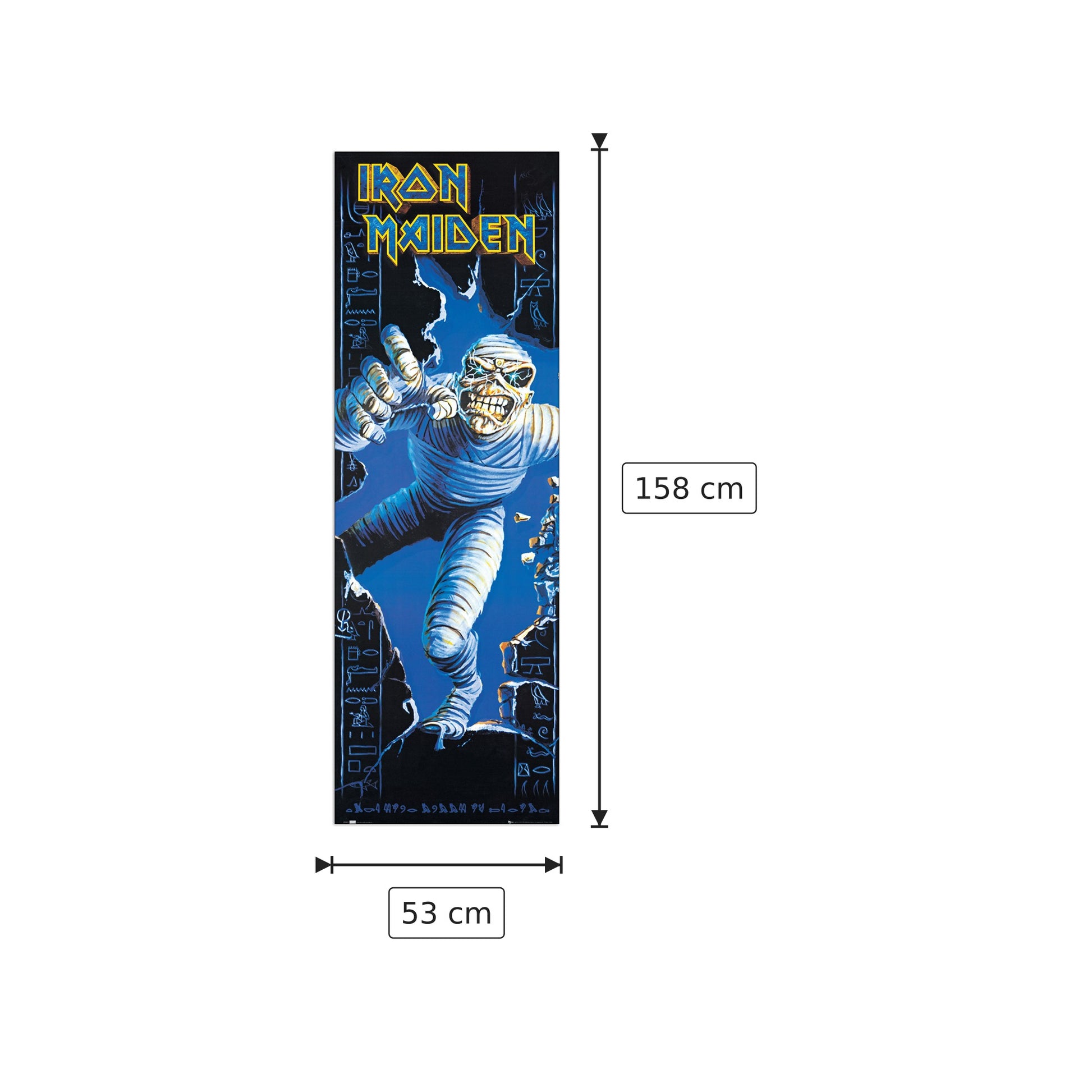 Iron Maiden - NULL - cm 53x158 - Pannello in MDF