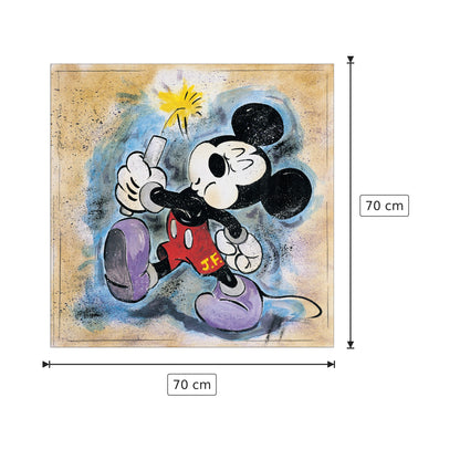 Explosive Mouse - LOMBARDINO - cm 70x70 - Pannello in MDF
