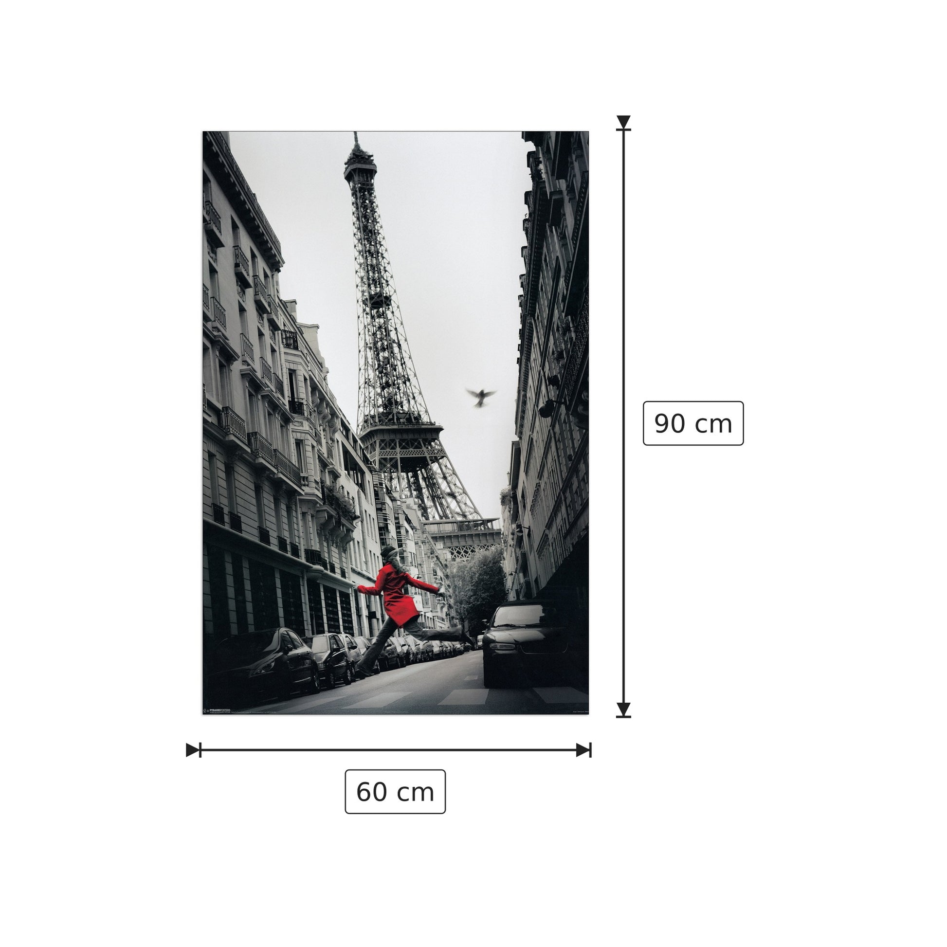 Paris Tour Eiffel - NULL - cm 60x90 - Pannello in MDF