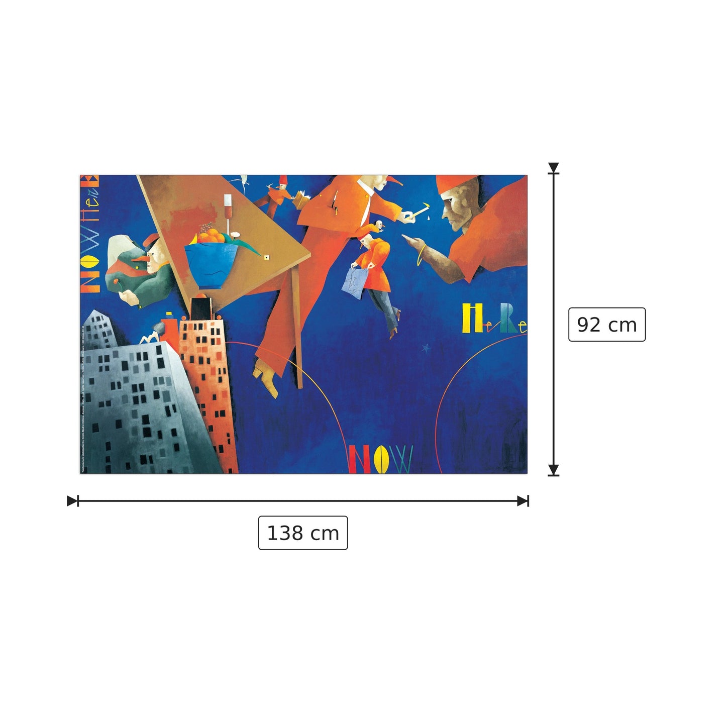 Oltremare - TADINI - cm 138x92 - Pannello in MDF