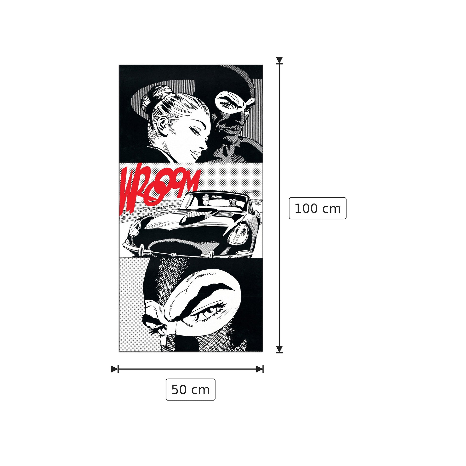 Diabolik & Eva II - ASTORINA - cm 50x100 - Pannello in MDF
